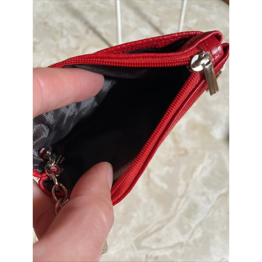 Perfect Little Red‎ Carry Change Purse or Minimalist Wallet